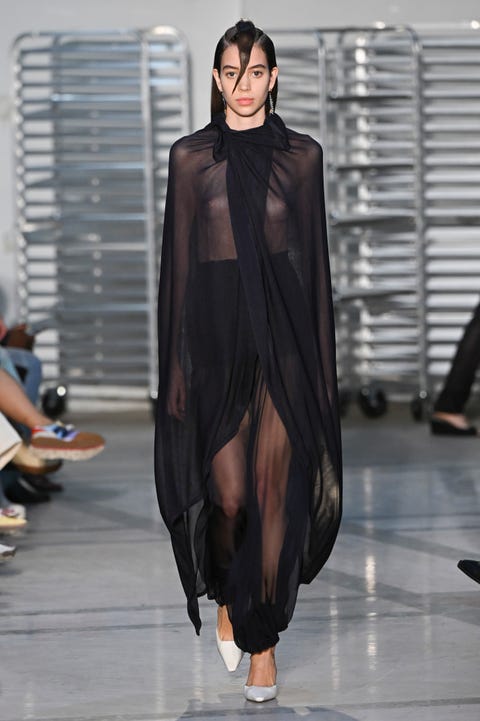 new york, usa september 13 a model walks the runway during the bevza ready to wear springsummer 2023 fashion show as part of the new york fashion week on september 13, 2022 in ny photo by victor virgilegamma rapho via getty images