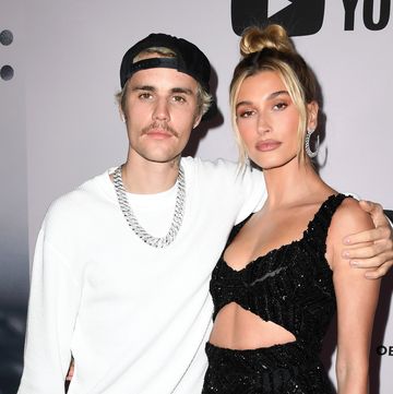 los angeles, california   january 27  justin bieber and hailey bieber attend the premiere of youtube originals justin bieber seasons at regency bruin theatre on january 27, 2020 in los angeles, california photo by jon kopaloffgetty images