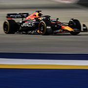 topshot   red bull racing's dutch driver max verstappen drives during the first practice session ahead of the formula one singapore grand prix night race at the marina bay street circuit in singapore on september 30, 2022 photo by mohd rasfan  afp photo by mohd rasfanafp via getty images