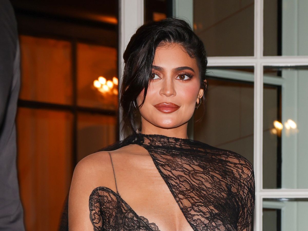 Kylie Jenner demonstrates a new way to style innerwear as outerwear