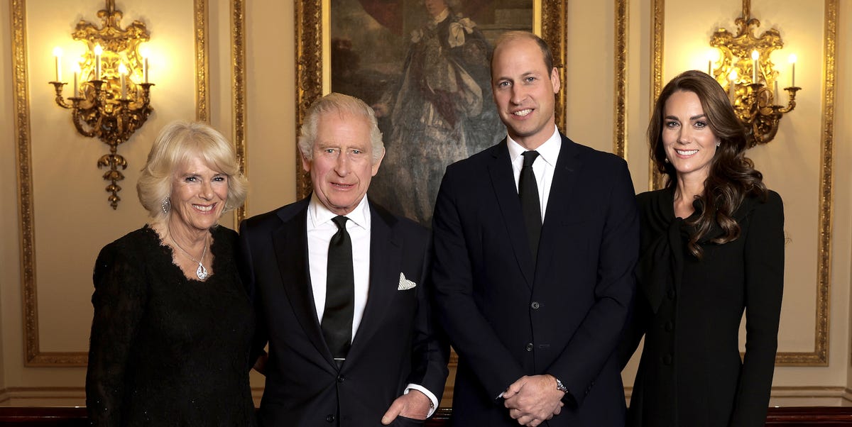 Buckingham Palace publikuje nowe zdjęcie Karola, Camilli, Williama i Kate przed pogrzebem królowej