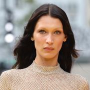 bella hadid on the stella mccartney runway for its spring summer 2023 show