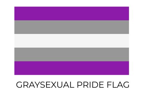 graysexuals pride rainbow flags symbol of lgbt community vector flag sexual identity easy to edit template for banners, signs, logo design, etc