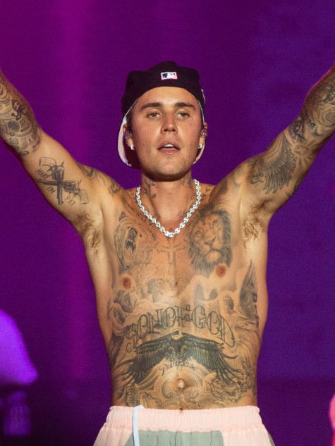 budapest, hungary   august 12 justin bieber performs on day three of sziget festival 2022 on Óbudai sziget island on august 12, 2022 in budapest, hungary photo by joseph okpakowireimage