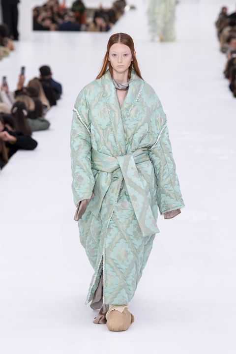 paris, france   march 02 editorial use only   for non editorial use please seek approval from fashion house a model walks the runway during the acne studios womenswear fallwinter 20222023 show as part of paris fashion week on march 02, 2022 in paris, france photo by kristy sparowgetty images