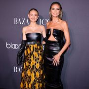 new york, new york   september 09 leni klum and heidi klum attend 2022 harpers bazaar icons  bloomingdales 150th anniversary on september 09, 2022 in new york city photo by theo wargogetty images