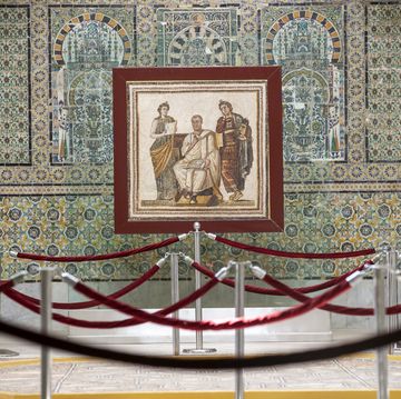 tunis, tunisia september 14 a view of mosaic art at the bardo national museum, one of the most important mosaic museums in the world, renewed and opened after 2 year break in tunis, tunisia on september 14, 2023 photo by yassine gaidianadolu agency via getty images