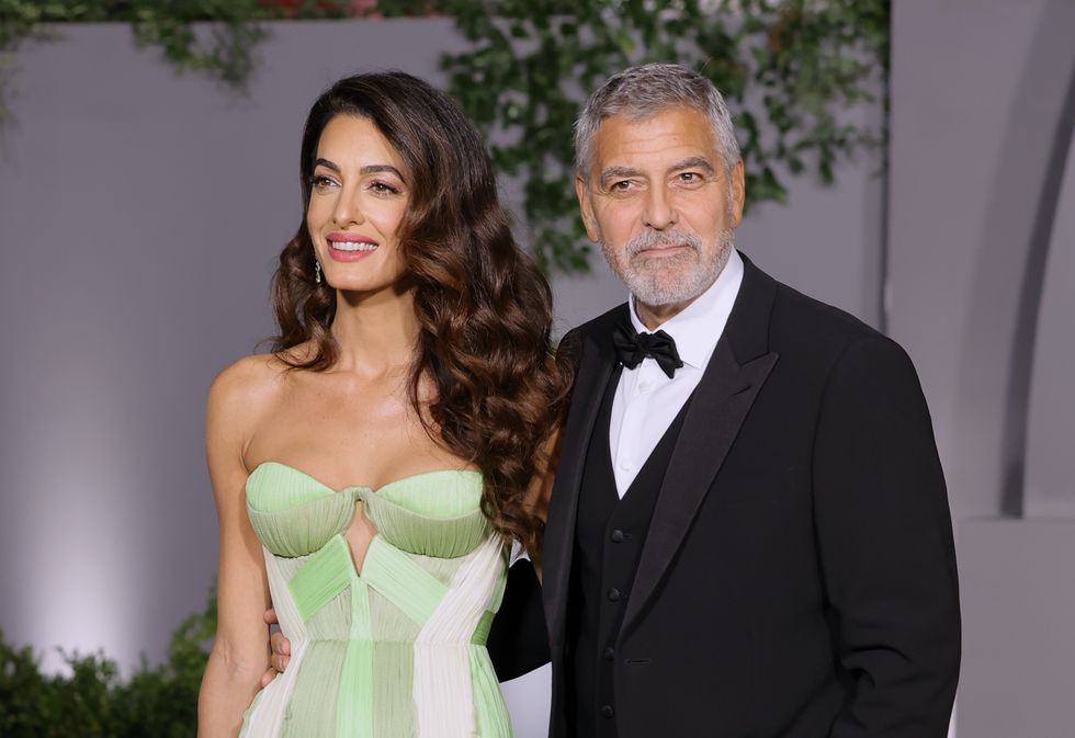 los angeles, california   october 15 l r  amal clooney and george clooney attend the 2nd annual academy museum gala at academy museum of motion pictures on october 15, 2022 in los angeles, california photo by amy sussmanwireimage