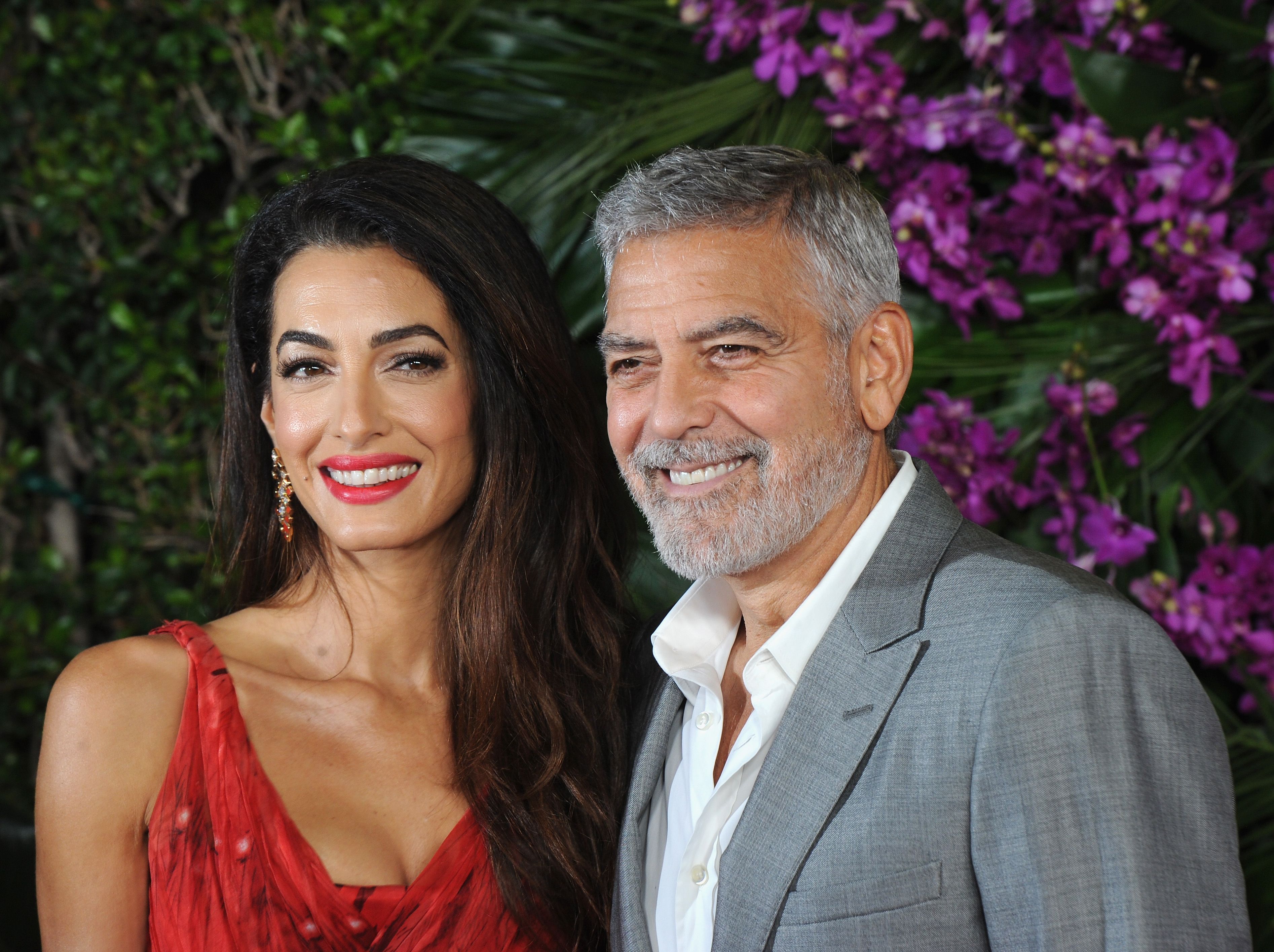 Amal Clooney Debuts New Look In Italy