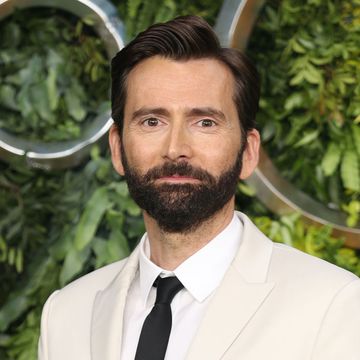 london, england   may 28 david tennant attend sthe global premiere of amazon original "good omens" at odeon luxe leicester square on may 28, 2019 in london, england photo by mike marslandwireimage