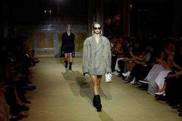 new york, new york september 07 a model walks the runway during the coach ss 2024 new york fashion week show at the new york public library on september 07, 2023 in new york city photo by taylor hillgetty images
