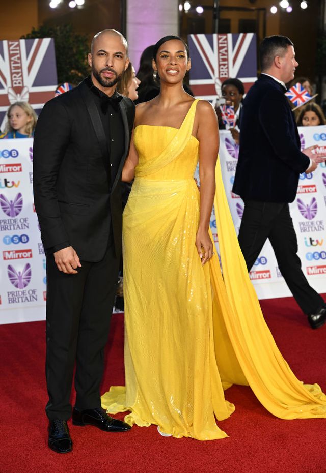 rochelle humes pride of britain yellow makeup
