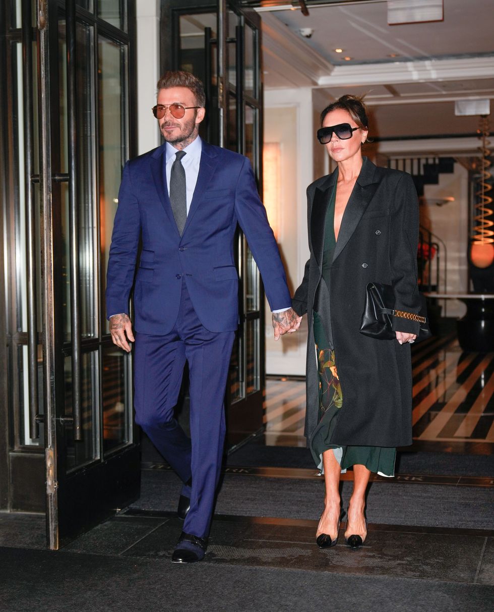 Victoria Beckham Is Haunted By The Matching Leather Look She And David ...