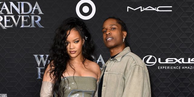 Mom and dad enjoyed - Image 1 from Rihanna And A$AP Rocky Step Out In  Matching Stylish Looks For The 'Black Panther: Wakanda Forever' Premiere