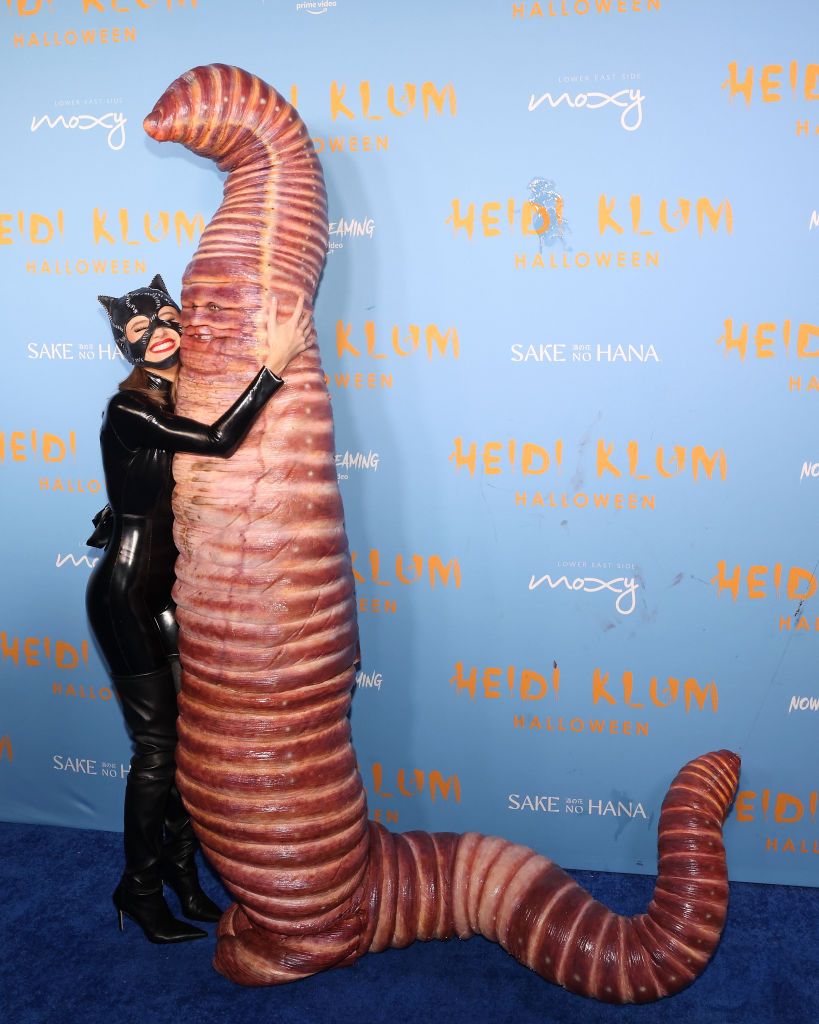 new york, new york   october 31 leni klum and heidi klum attend heidi klums 2022 halloween party at sake no hana at moxy les on october 31, 2022 in new york city photo by taylor hillgetty images