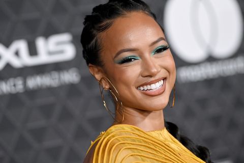 hollywood, california   october 26 karrueche tran attends marvel studios black panther 2 wakanda forever premiere at dolby theatre on october 26, 2022 in hollywood, california photo by axellebauer griffinfilmmagic