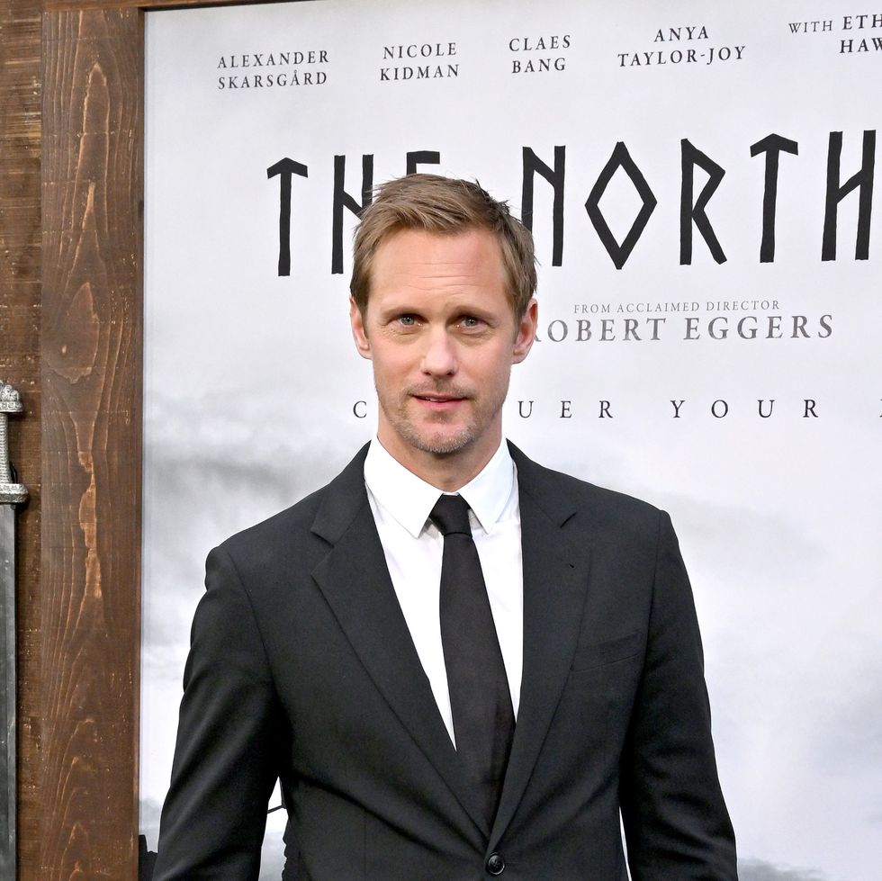 hollywood, california   april 18 alexander skarsgård attends the los angeles premiere of the northman at tcl chinese theatre on april 18, 2022 in hollywood, california photo by axellebauer griffinfilmmagic