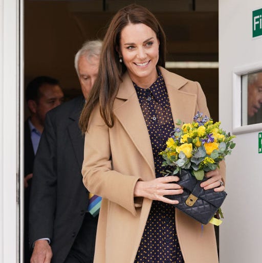 The Princess of Wales wore the country's national colors.