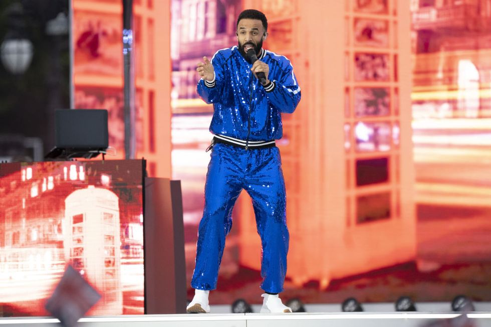 craig david performs during the bbcs platinum party at the palace staged in front of buckingham palace, london, on day three of the platinum jubilee celebrations for queen elizabeth ii picture date saturday june 4, 2022 photo by kirsty oconnorpa images via getty images