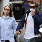 london, england march 15 harry styles and olivia wilde are seen in soho on march 15, 2022 in london, england photo by neil mockfordgc images