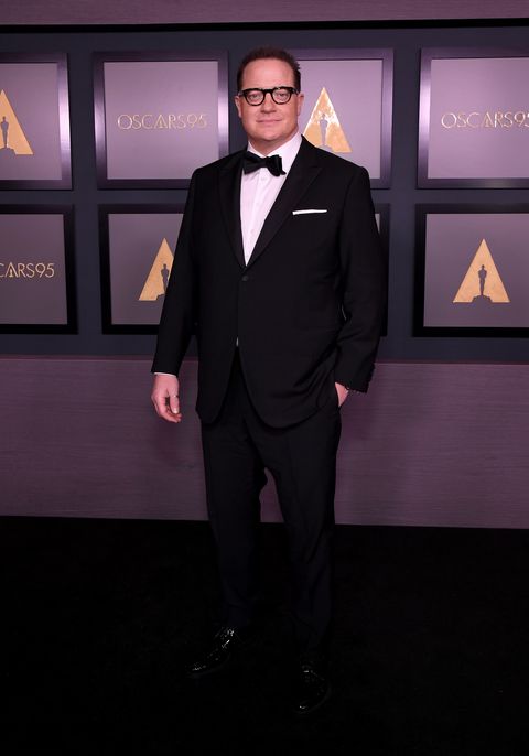 los angeles, california   november 19 brendan fraser attends the academy of motion picture arts and sciences 13th governors awards at fairmont century plaza on november 19, 2022 in los angeles, california photo by jon kopaloffgetty images