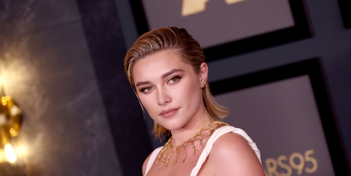 los angeles, california   november 19 florence pugh attends the academy of motion picture arts and sciences 13th governors awards at fairmont century plaza on november 19, 2022 in los angeles, california photo by emma mcintyrewireimage