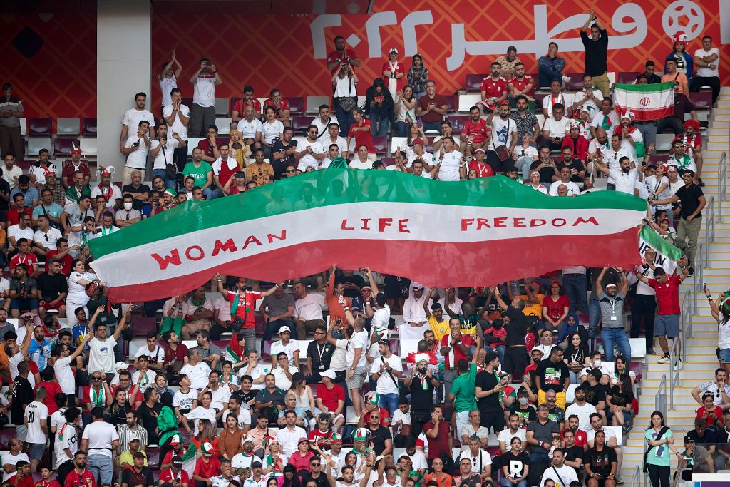 Brazil women's soccer team supports Iran protesters with message on side of  plane ahead of World Cup