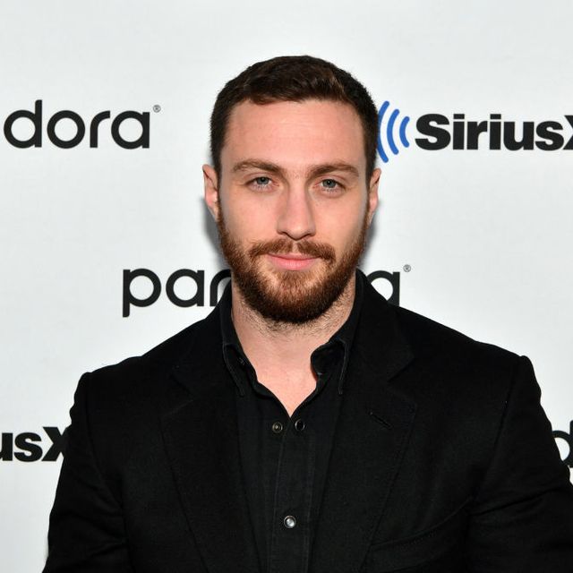 new york, new york december 02 exclusive coverage actor aaron taylor johnson visits siriusxm studios on december 02, 2019 in new york city photo by slaven vlasicgetty images