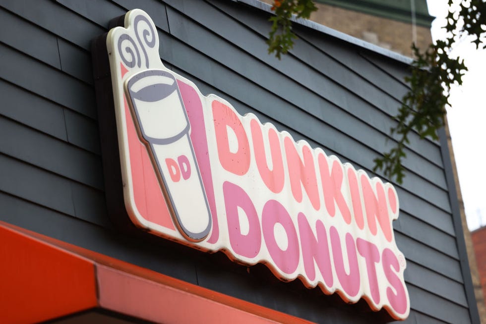 dunkin storefront sign
