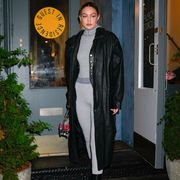 new york, new york   november 29 gigi hadid is seen making a special appearance at the popup store of her brand guest in residence on november 29, 2022 in new york city photo by gothamgc images