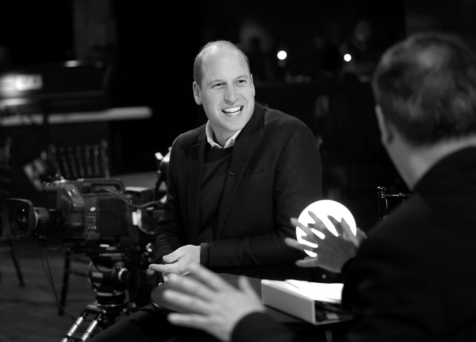 boston, massachusetts   december 01 editors note this image has been converted to black and white, colour version not available prince william, prince of wales smiles at rehearsals for the earthshot awards at mgm music hall at fenway on december 01, 2022 in boston, massachusetts prince william, established the earthshot prize to uncover and scale the innovative solutions that will repair our planet within the next ten years each year for the next decade, five solutions will be awarded £1million and the accolade of becoming one of only 50 winners of the earthshot prize photo by chris jacksongetty images for earthshot