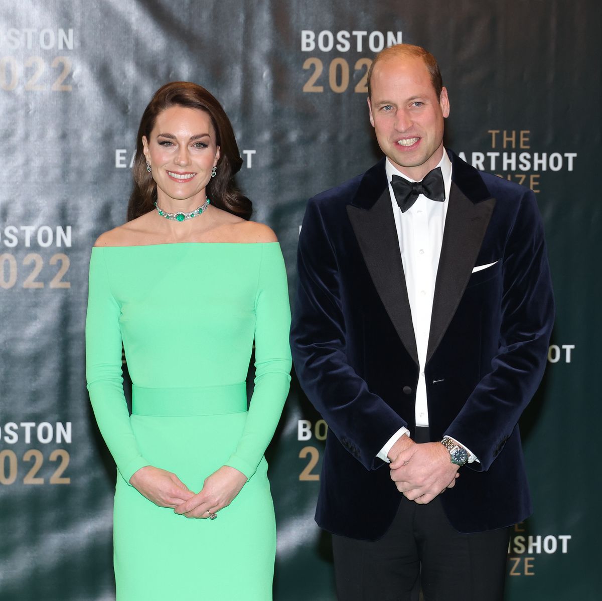 boston, massachusetts   december 02 catherine, princess of wales and prince william, prince of wales attend the earthshot prize 2022 at mgm music hall at fenway on december 02, 2022 in boston, massachusetts photo by mike coppolagetty images