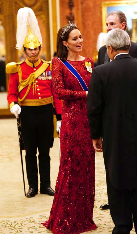 kate middleton at the reception