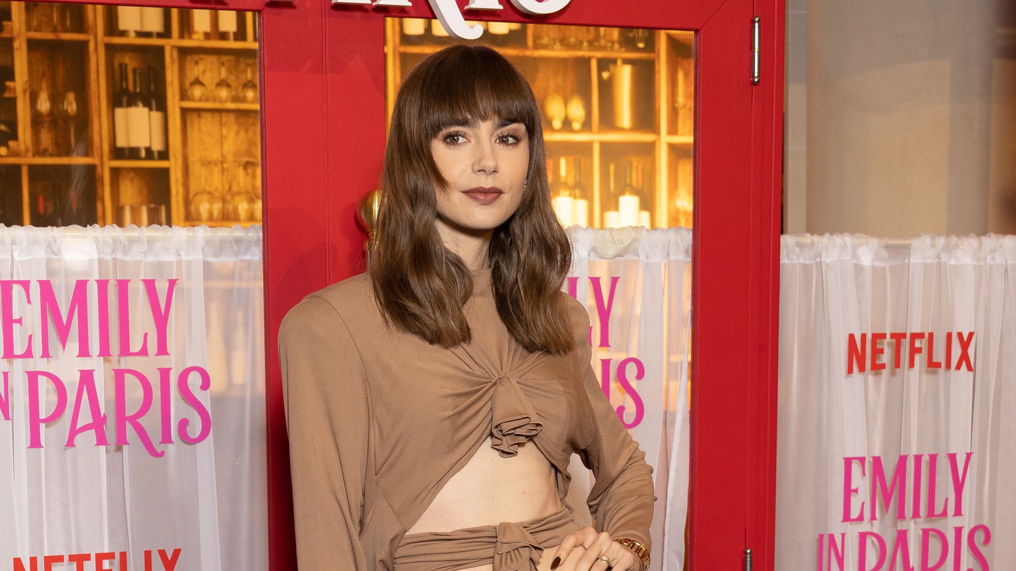 Lily Collins's French-Girl Wardrobe Is The Gift That Keeps On Giving