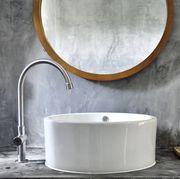 stylish bathroom vanity with modern sink