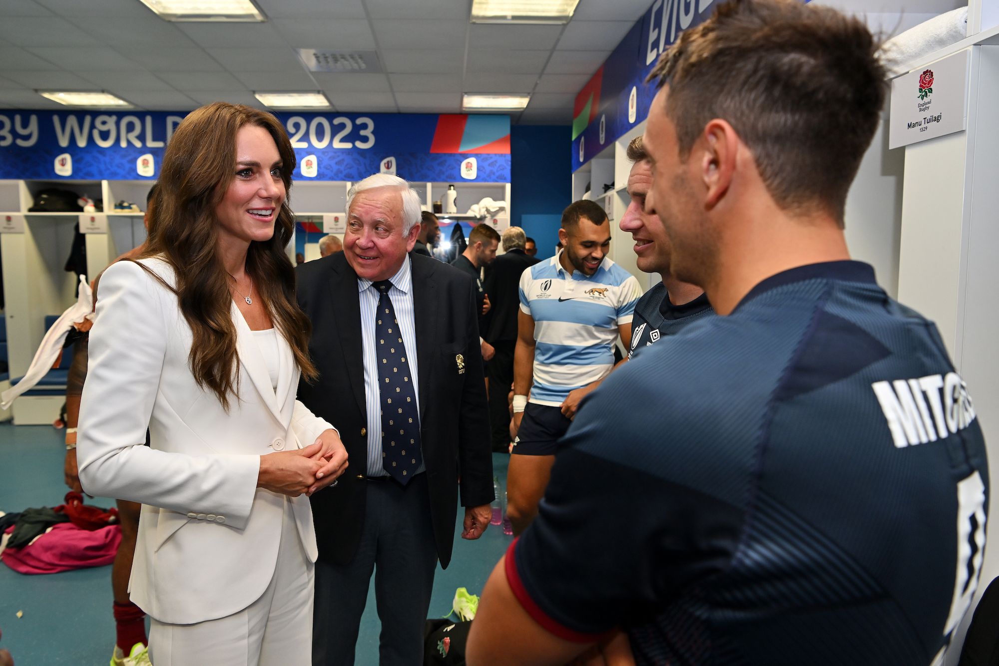 Kate Middleton Is Lovely in All-White at the Rugby World Cup