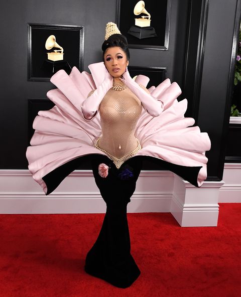 los angeles, california february 10 cardi b arrives at the 61st annual grammy awards at staples center on february 10, 2019 in los angeles, california photo by steve granitzwireimage
