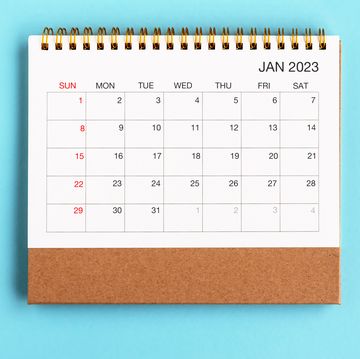 january holidays blue background with january 2023 calendar