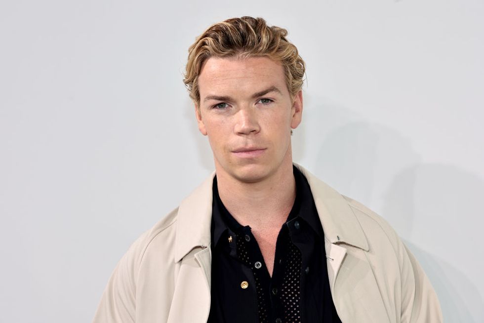 new york, new york april 29 will poulter attends the thom browne fall 2022 runway show on april 29, 2022 in new york city photo by jamie mccarthygetty images
