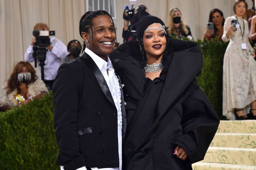 Rihanna and A$AP Rocky Coordinate Looks on Beach Photo Shoot with Their ...