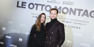rome, italy december 19 irene forti and alessandro borghi attend le otto montagne premiere in rome at cinema moderno on december 19, 2022 in rome, italy photo by ernesto rusciogetty images