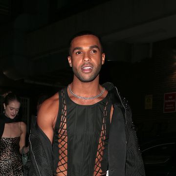 london, england december 05 lucien laviscount is seen attending an after party for the fashion awards 2022 at chiltern firehouse on december 05, 2022 in london, england photo by neil mockford ricky vigil mgc images