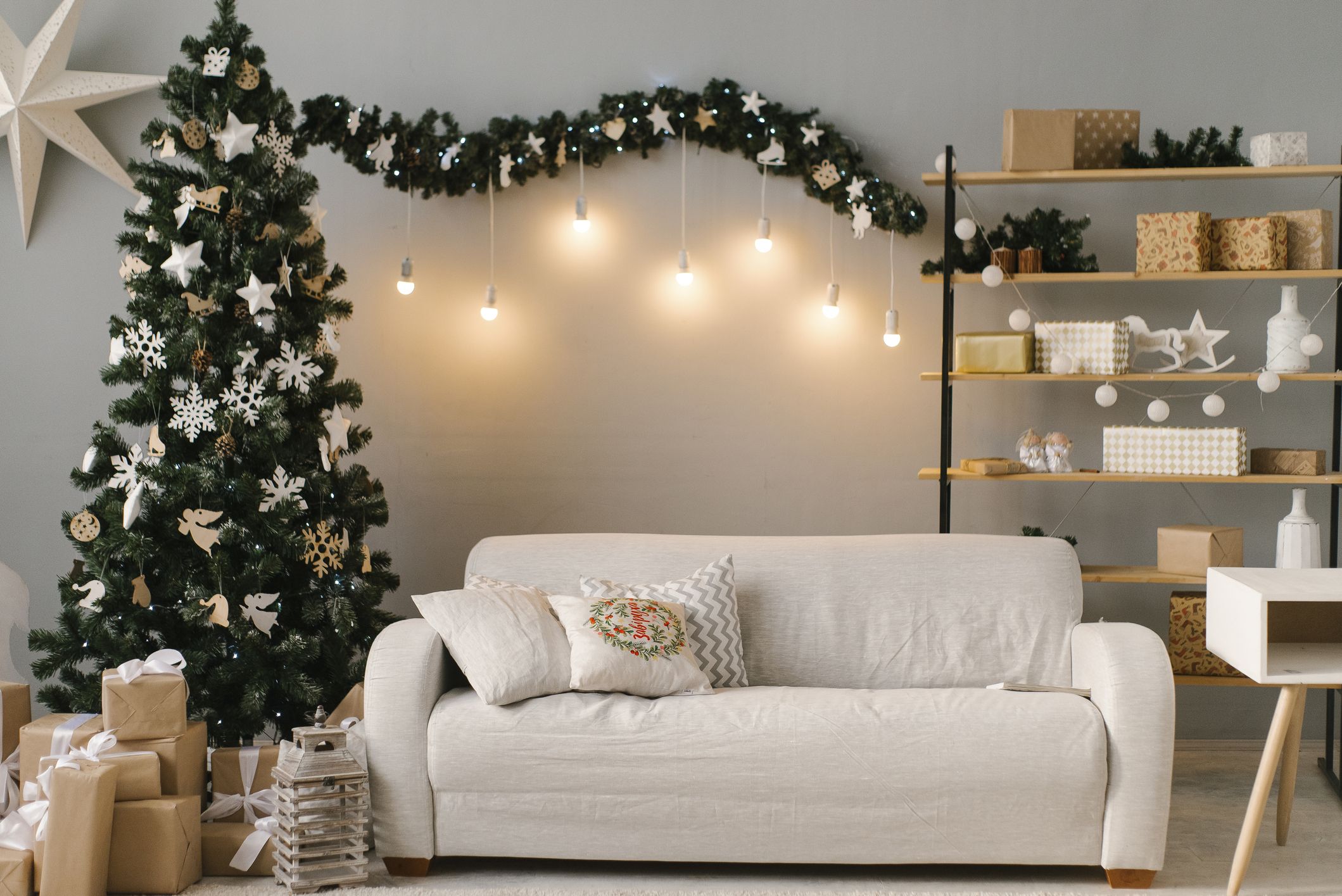 25 Ideas para decorar las paredes de casa en Navidad