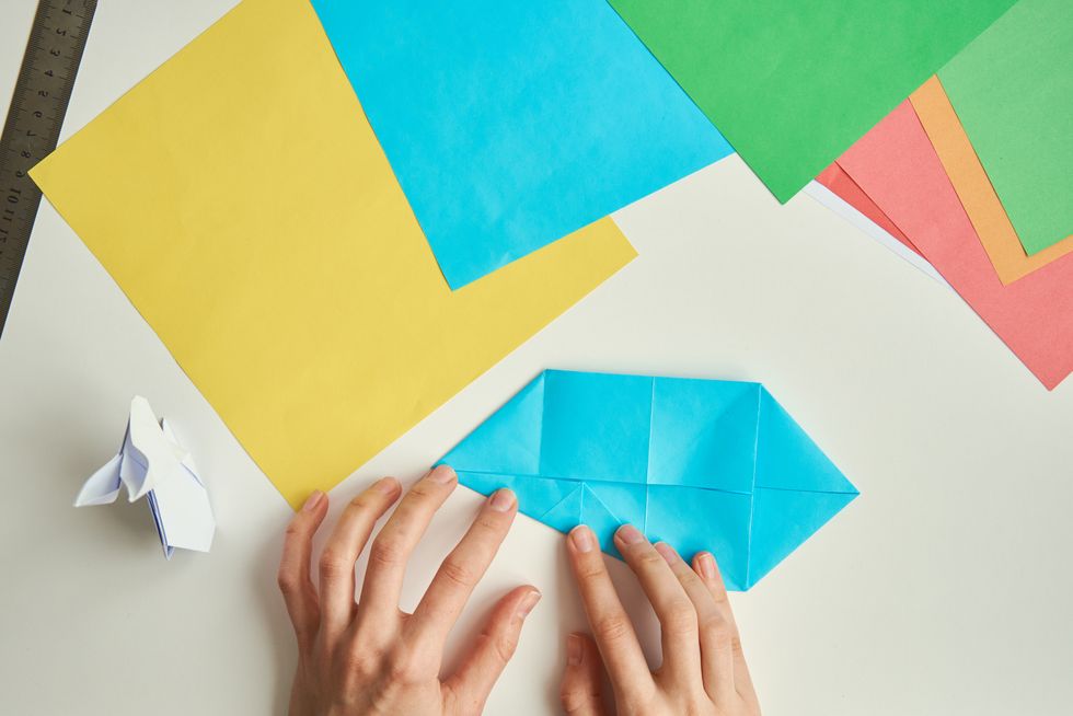 all you need to start your origami journey is some coloured paper