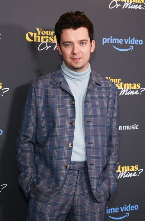 london, england november 29 asa butterfield attends a special screening of prime videos your christmas or mine at the curzon mayfair on november 29, 2022 in london, england photo by david m benettalan chapmandave benettwireimage