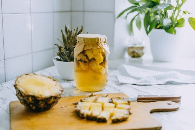 kombucha de piña