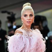 singer and actress lady gaga arrives for the premiere of the film a star is born presented out of competition on august 31, 2018 during the 75th venice film festival at venice lido photo by vincenzo pinto afp photo credit should read vincenzo pintoafp via getty images