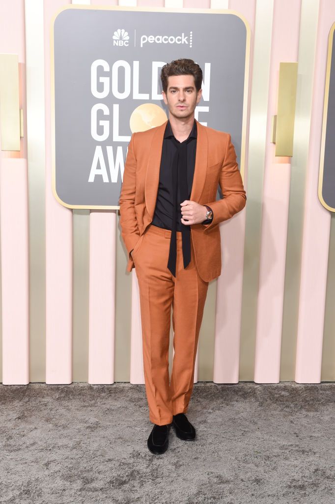 andrew garfield at the 80th annual golden globe awards held at the beverly hilton on january 10, 2023 in beverly hills, california photo by gilbert floresvariety via getty images