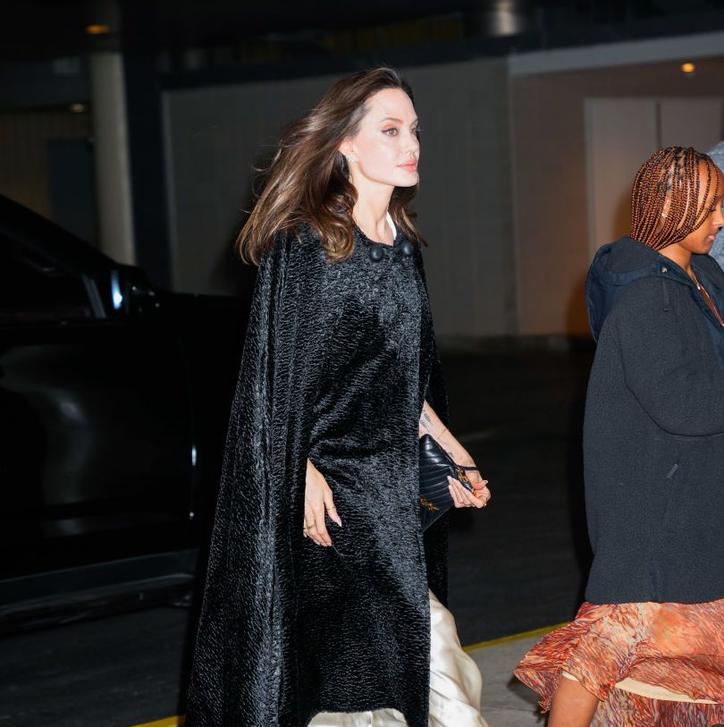 Angelina Jolie Makes a Case for the Summer Sweater