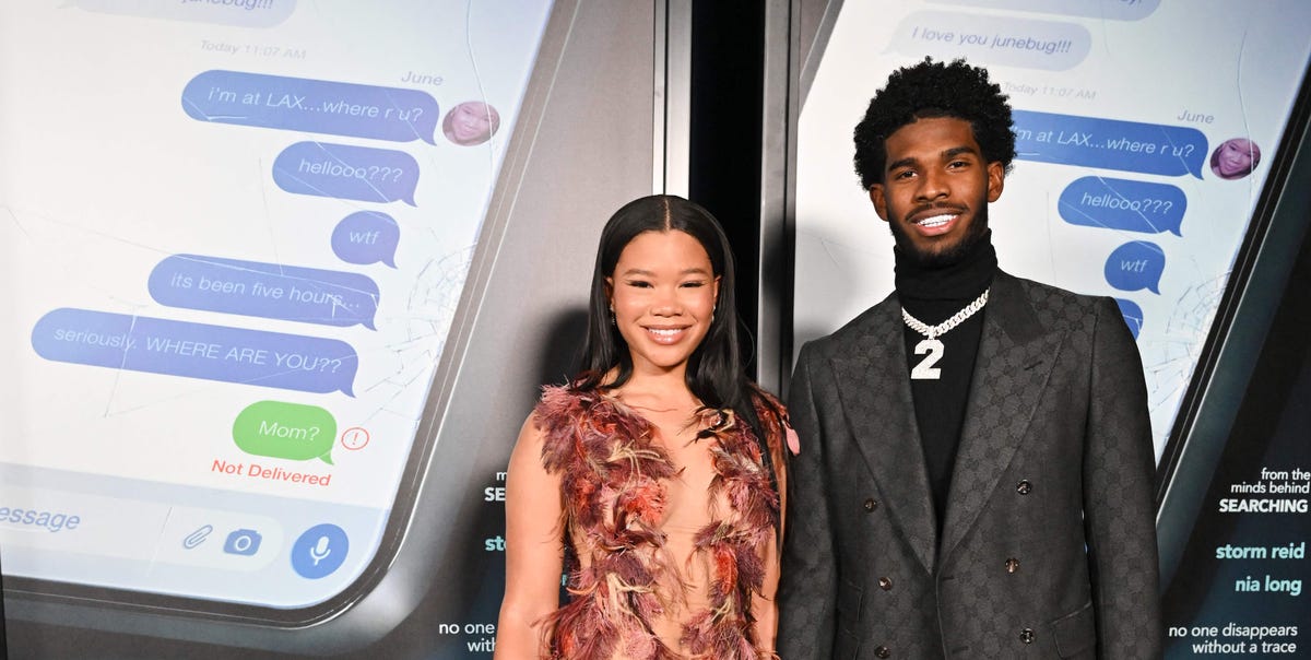 Storm Reid and Boyfriend Shedeur Sanders Make Red Carpet Debut